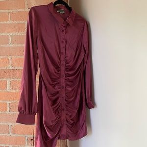 Burgundy Mendocino Dress